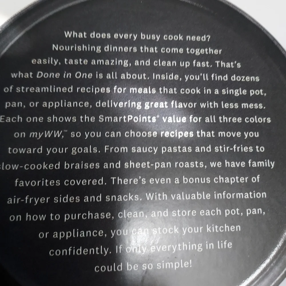 Weight watchers cookbook